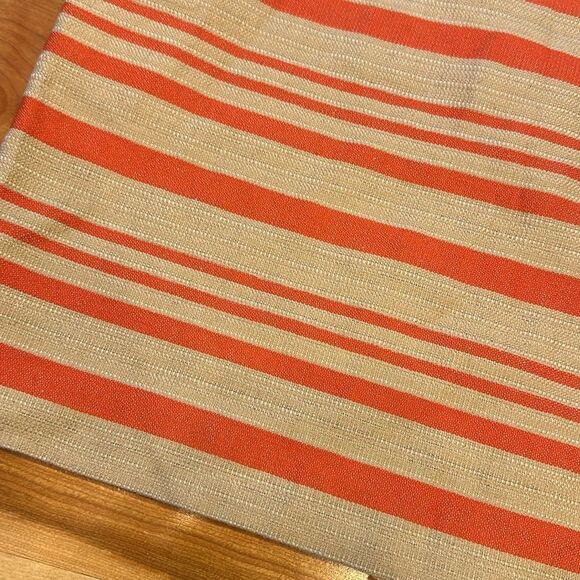 Talbots pencil skirt tan and orange striped - Picture 5 of 5